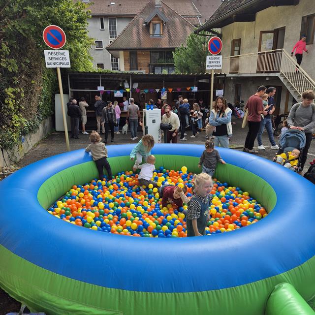 Photo Piscine A Balles Géante